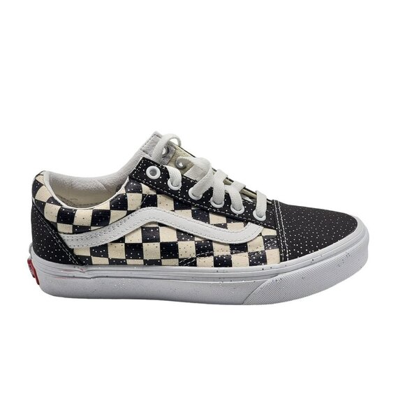 Vans‎ Old Skool Confetti Checkerboard Glitter Shinny Sneakers Shoes Size 4.5 - Picture 1 of 10
